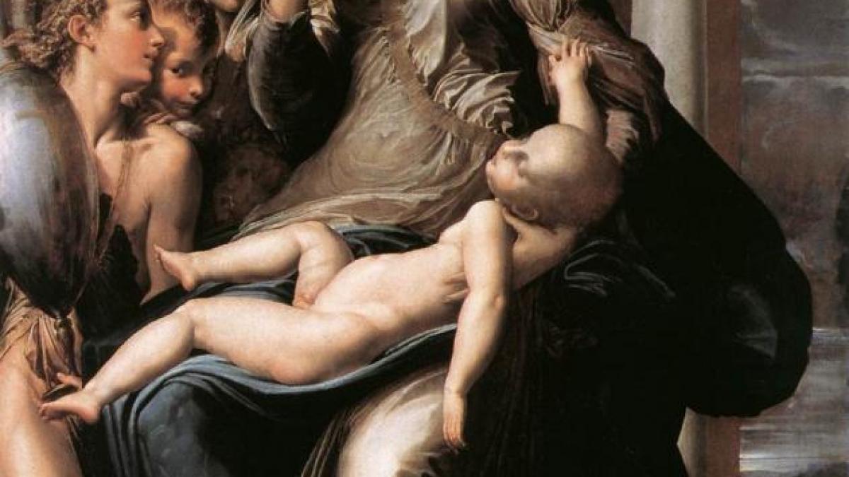 Le Parmesan, La Madone au long cou, 1534-40, les Offices, Florence